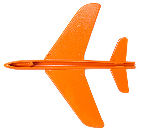 PEZ - Plane - Slingshot Plane - Orange