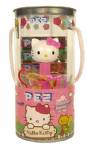 PEZ - Hello Kitty  White Head Pink Bow in Big Tube on heart apples