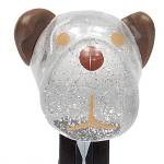 PEZ - Barky Brown Crystal Glitter Head on Tie, 14th FEB 2015
