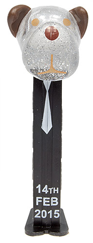 PEZ - AWL / SOS - Wedding - Barky Brown - Crystal Glitter Head