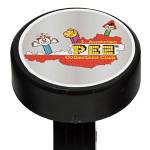 PEZ - Puck  Silver Top on Golden imprint