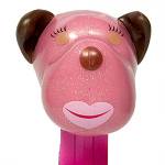 PEZ - Barkina  Pink Glitter Head, Black Ears on Happy Easter 2015