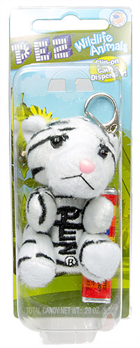 PEZ - Plush Dispenser - Wildlife Animals - Tiger