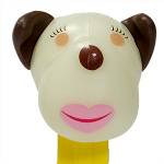 PEZ - Barkina White GITD Head on bat and mansion