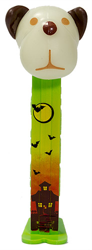PEZ - AWL / SOS - Halloween 2015 - Barky Brown - White GITD Head