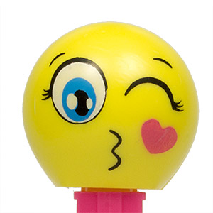 PEZ - Funky Faces - Emoji - Kissing Open Eye - US Release