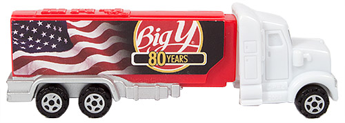 PEZ - Advertising Big Y Foods - Truck - White cab