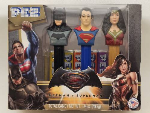 PEZ - Batman vs. Superman - DC - Justice League Gift Set 3-Pack