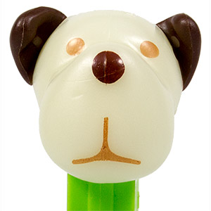 PEZ - AWL / SOS - Australia Day 2016 - Barky Brown - White GITD Head