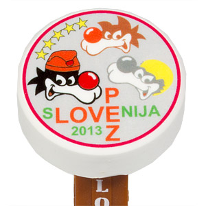 PEZ - Slovenian PEZ 2013 - Puck - 3 Vuckos - White