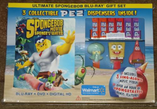 PEZ - SpongeBob SquarePants - SpongeBob Movie Gift Set