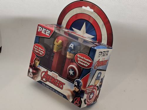 PEZ - Avengers 2015 - Marvel - Iron Man and Captain America Gift Pack