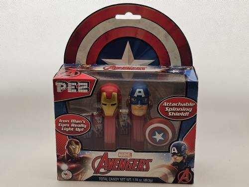 PEZ - Avengers 2015 - Marvel - Iron Man and Captain America Gift Pack