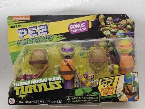 PEZ - Series C - Connectibles - Donatello & Michelangelo Double Pack