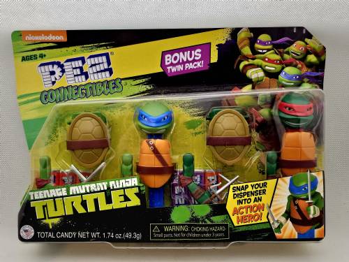 PEZ - Series C - Connectibles - Leonardo & Raphael Double Pack