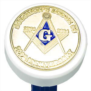 PEZ - Charity - Solomon's Lodge - Puck - Gold Top