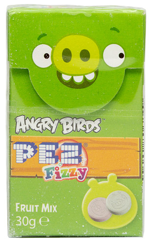 PEZ - Dextrose Packs - Angry Birds - green