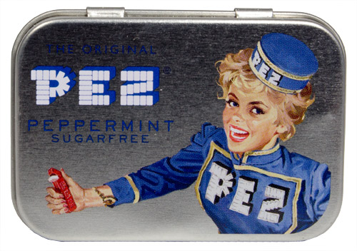 PEZ - Tin Boxes - Nostalgia Box - Offering PEZ Lady