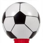 PEZ - Soccer Ball   on red stem, 2016