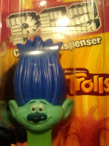 PEZ - Dreamworks Movies - Trolls - Branch - Blue