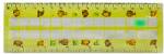 PEZ - cm / inch ruler squid yellow