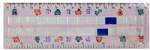 PEZ - cm / inch ruler duck light blue