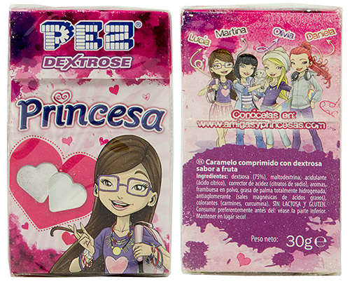 PEZ - Dextrose Packs - Princesa