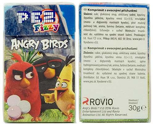 PEZ - Dextrose Packs - Angry Birds