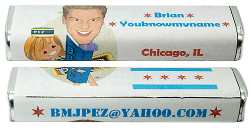 PEZ - Individual Packs - Brian Youknowmyname Jaskolski
