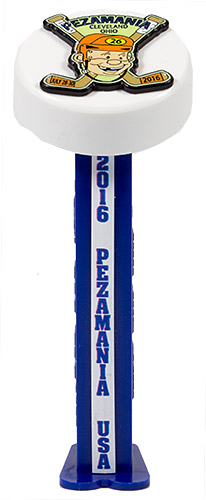 PEZ - Convention - PEZAMANIA - 2016 - Puck Orange with Green