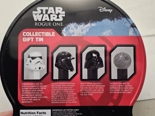 PEZ - Star Wars - The Rogue One - Death Star Tin Box