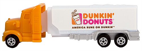 PEZ - Advertising Dunkin' Donuts - Truck - Orange cab