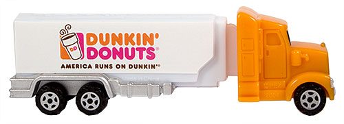 PEZ - Advertising Dunkin' Donuts - Truck - Orange cab