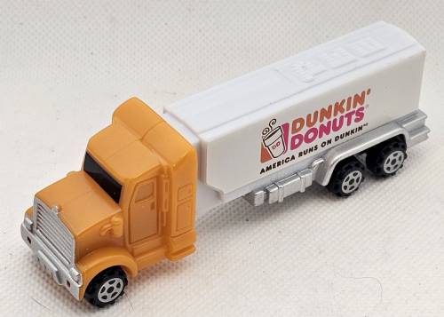 PEZ - Advertising Dunkin' Donuts - Truck - Orange cab