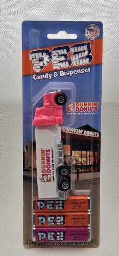 PEZ - Advertising Dunkin' Donuts - Truck - Pink cab