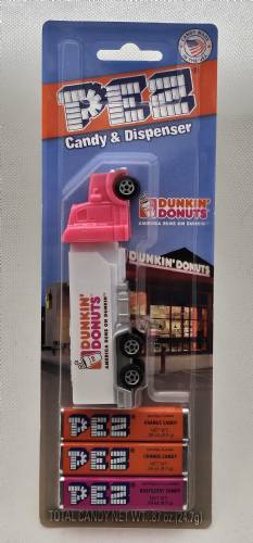 PEZ - Advertising Dunkin' Donuts - Truck - Pink cab