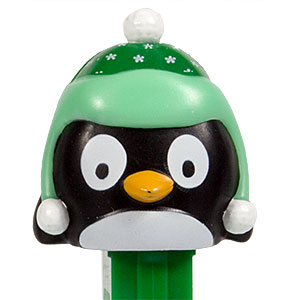 PEZ - Christmas - Penguin - green cap