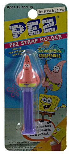PEZ - Strap Holders - SpongeBob Squarepants - Patrick Star