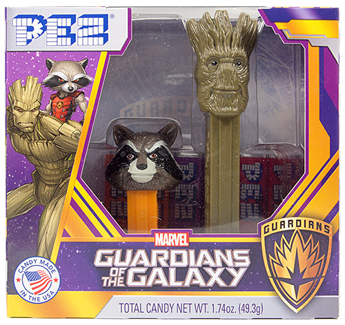 PEZ - Guardians of the Galaxy - Marvel - Rocket Racoon & Groot Twin Pack