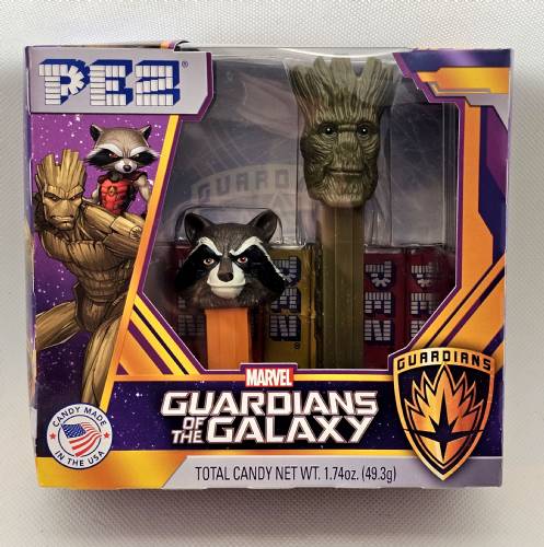 PEZ - Guardians of the Galaxy - Marvel - Rocket Racoon & Groot Twin Pack