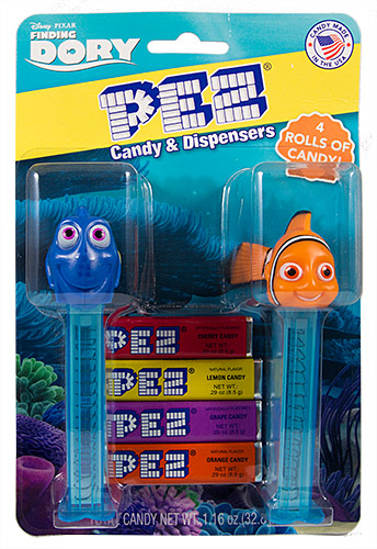 PEZ - Finding Nemo / Dory - Finding Dory - Finding Dory Double Pack Dory & Nemo