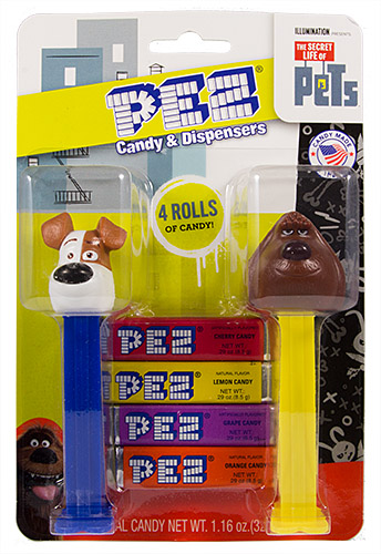 PEZ - The Secret Life of Pets - Secret Life of Pets Double Pack Max & Duke