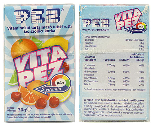 PEZ - Dextrose Packs - VITA PEZ