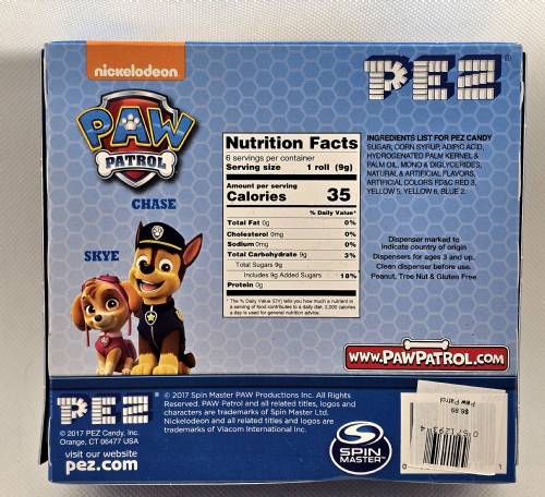 PEZ - Paw Patrol - Paw Patrol Gift Set Chase & Skye