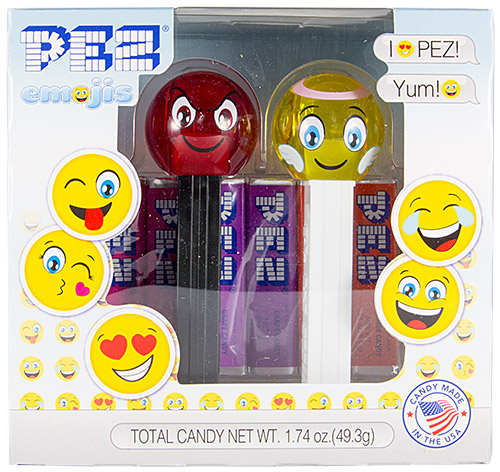 PEZ - Funky Faces - Emoji - Devilish Crystal - US Release 2017