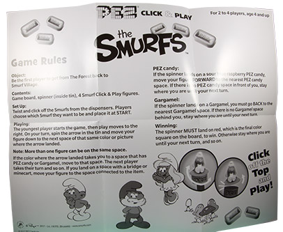 PEZ - Smurfs - Click - Smurfs Collectors Tin