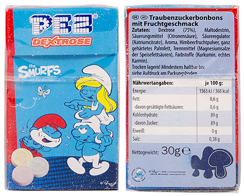 PEZ - Dextrose Packs - Smurfs