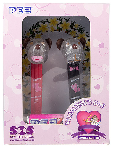 PEZ - AWL / SOS - Valentine 2017 - Barkina - Crystal Glitter Head