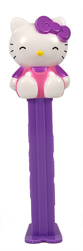 PEZ - Fullbody - Hello Kitty in Overalls - Sleeping purple