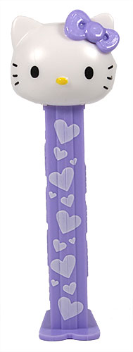 PEZ - Hello Kitty - Hello Kitty - White Head lavender bow